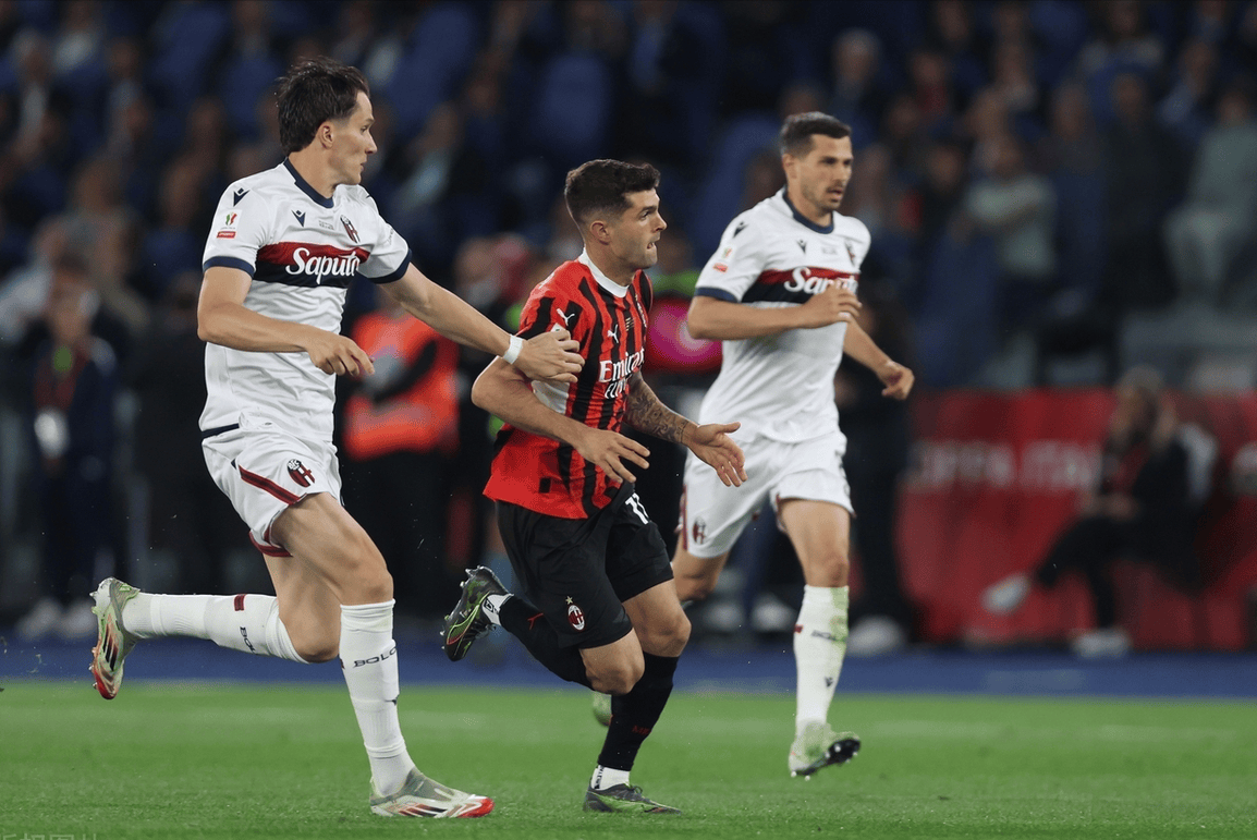 博洛尼亚1-0胜AC米兰，夺意杯冠军，赛后评分：博洛尼亚33号第一